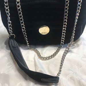 Zara new leather suede handbag